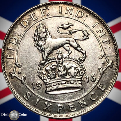 Great Britain 1916 Six Pence GB1603