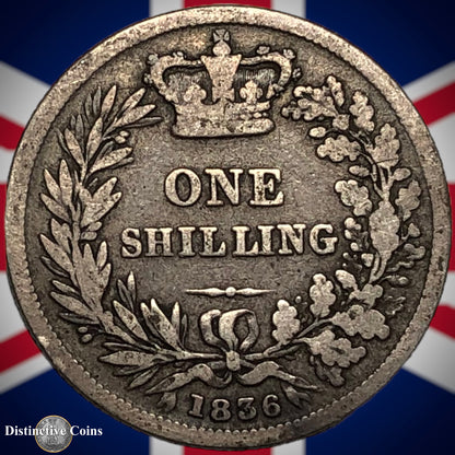 Great Britain 1836 British One Shilling GB0123