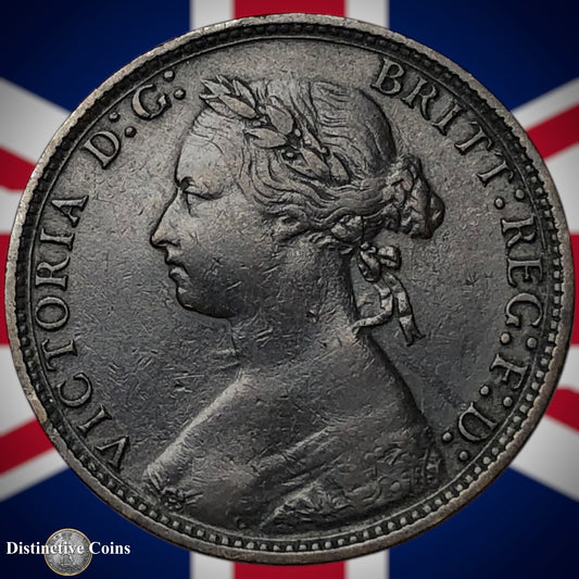 Great Britain 1876 H Half Penny 1/2d GB5529