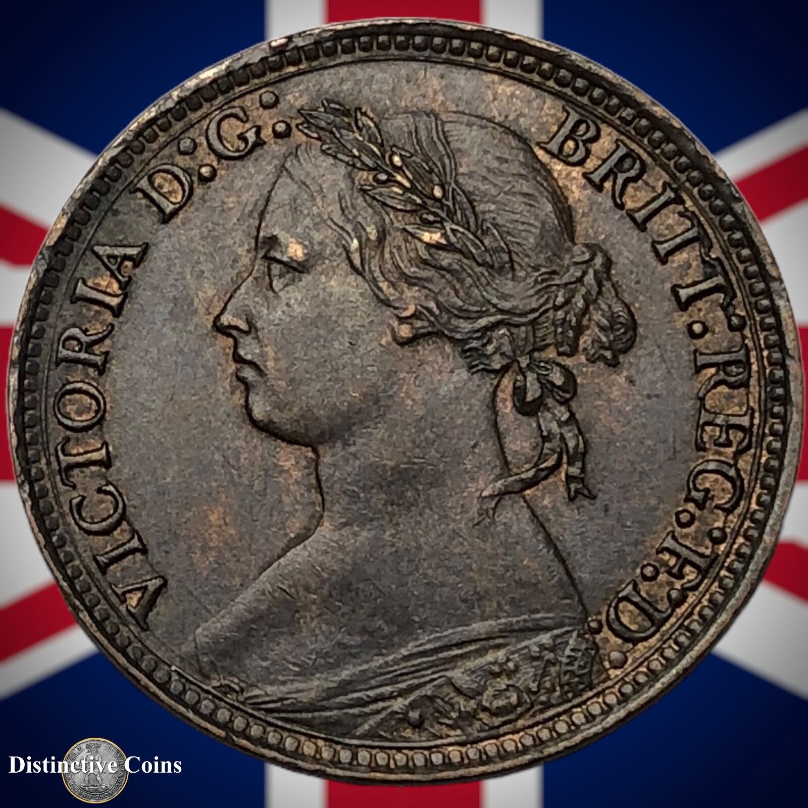 Great Britain 1879 Farthing 1/4d GB3834