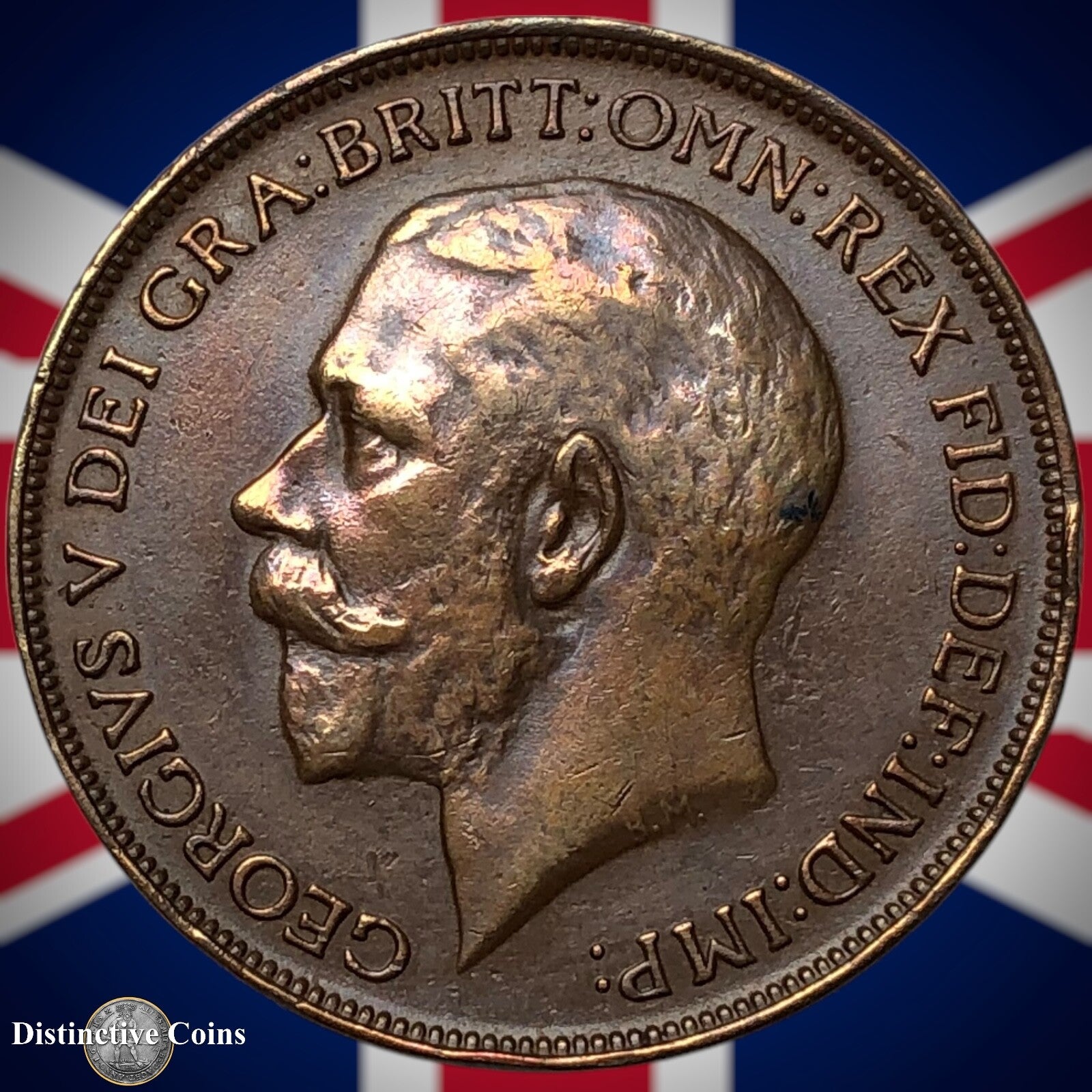 Great Britain 1913 Penny 1d GB6809