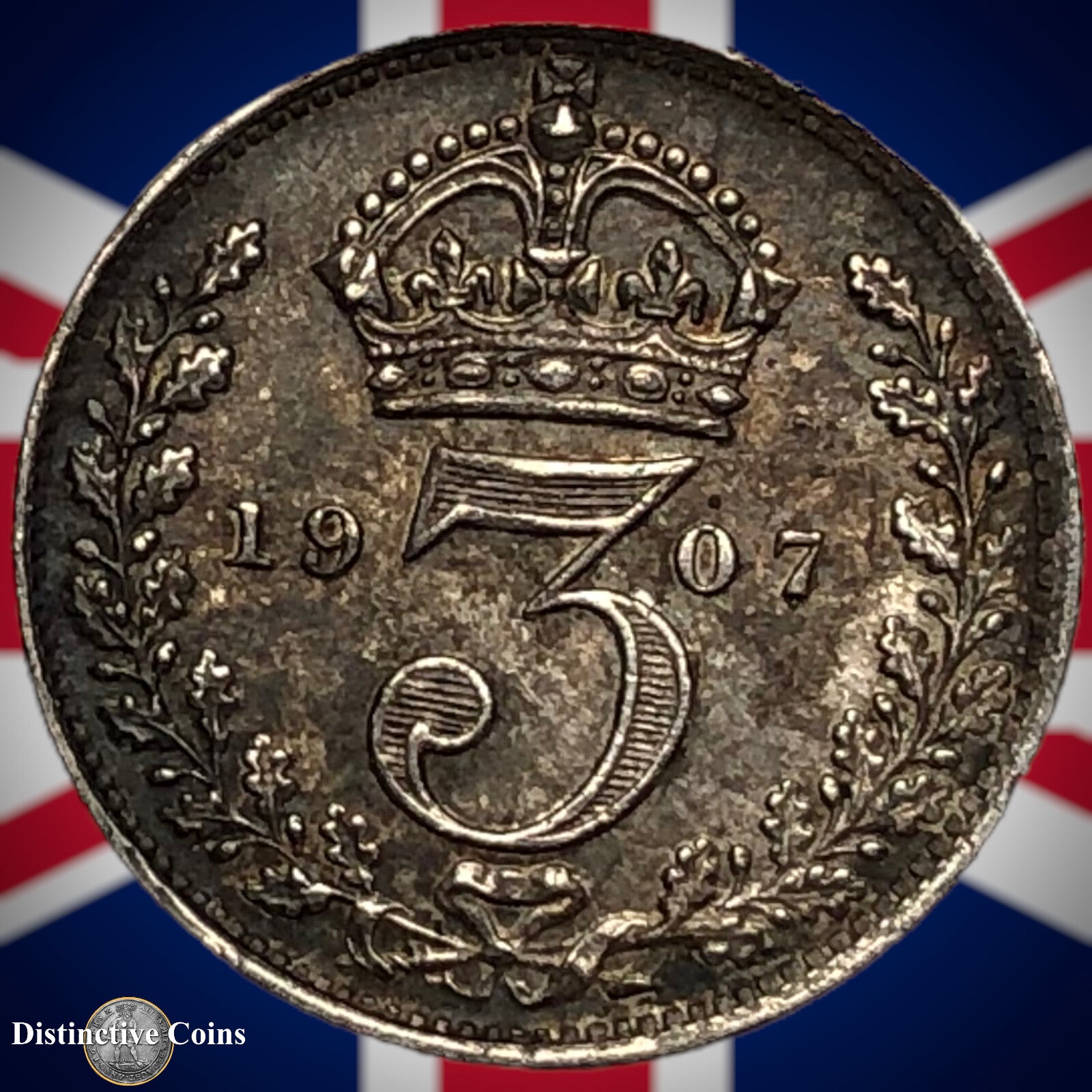Great Britain 1907 Three Pence GB2113
