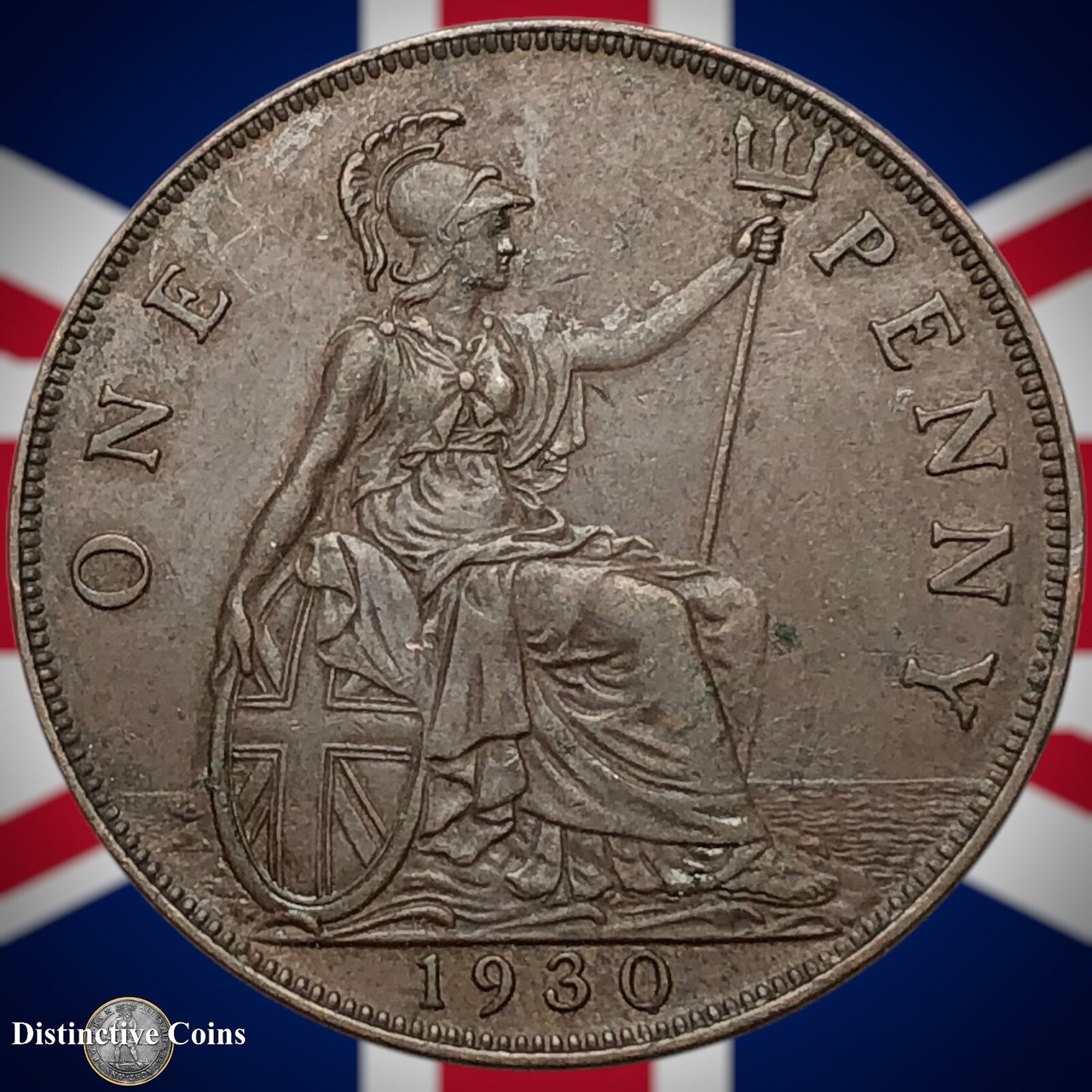 Great Britain 1930 Penny 1d GB7111