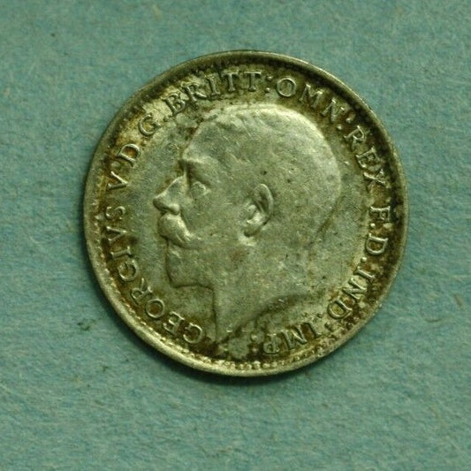 Great Britain 1917 3 Pence AU  A384