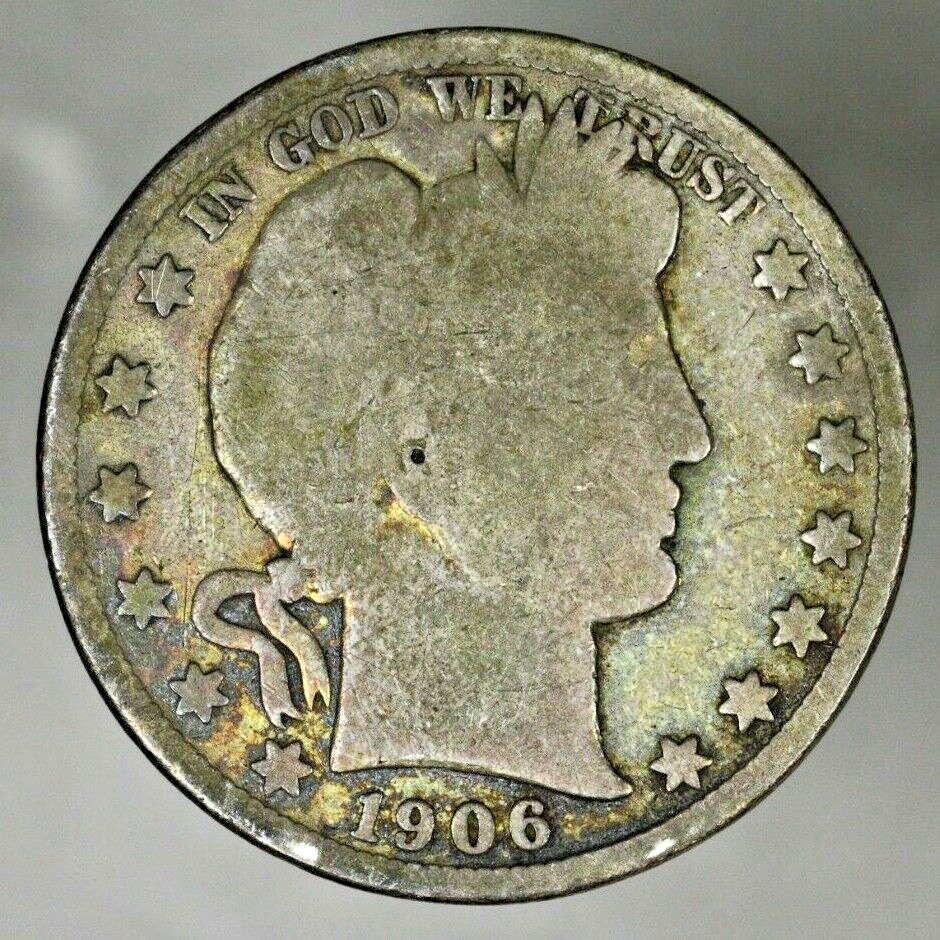 US 1906 S Barber Half Dollar  A2947