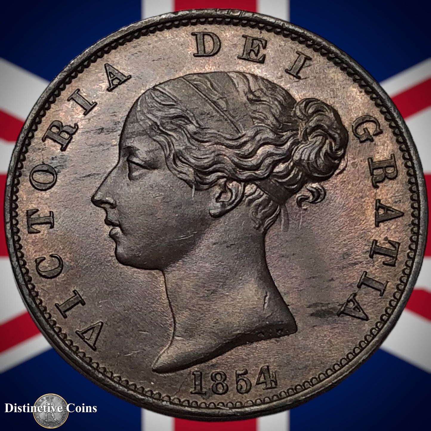 Great Britain 1854 Half Penny 1/2d GB5303