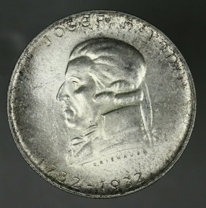 Austria 1932 2 Shilling Toned UNC