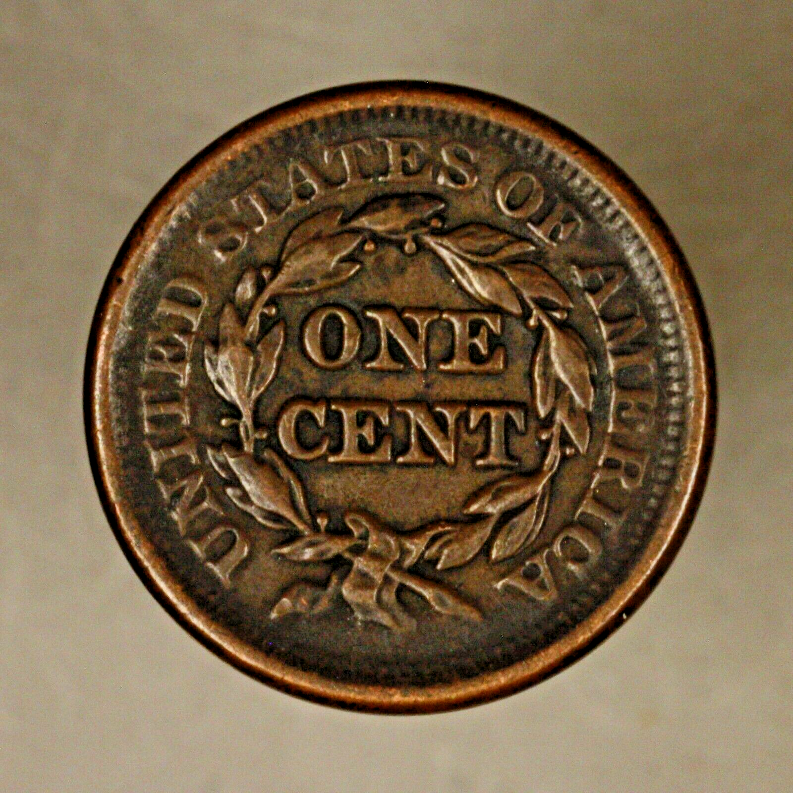 1851 Large Cent Porous Spot Nice Detail 