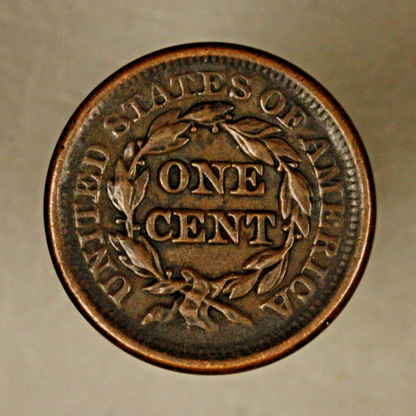 1851 Large Cent Porous Spot Nice Detail 