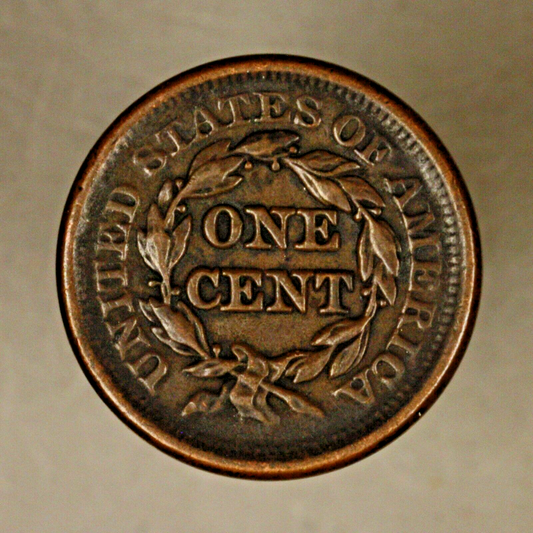 1851 Large Cent Porous Spot Nice Detail 