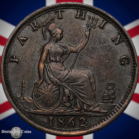 Great Britain 1862 Farthing 1/4d GB3499