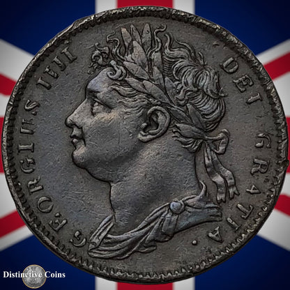 Great Britain 1822 Farthing 1/4d GB3250