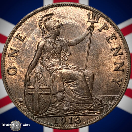Great Britain 1913 Penny 1d GB6812