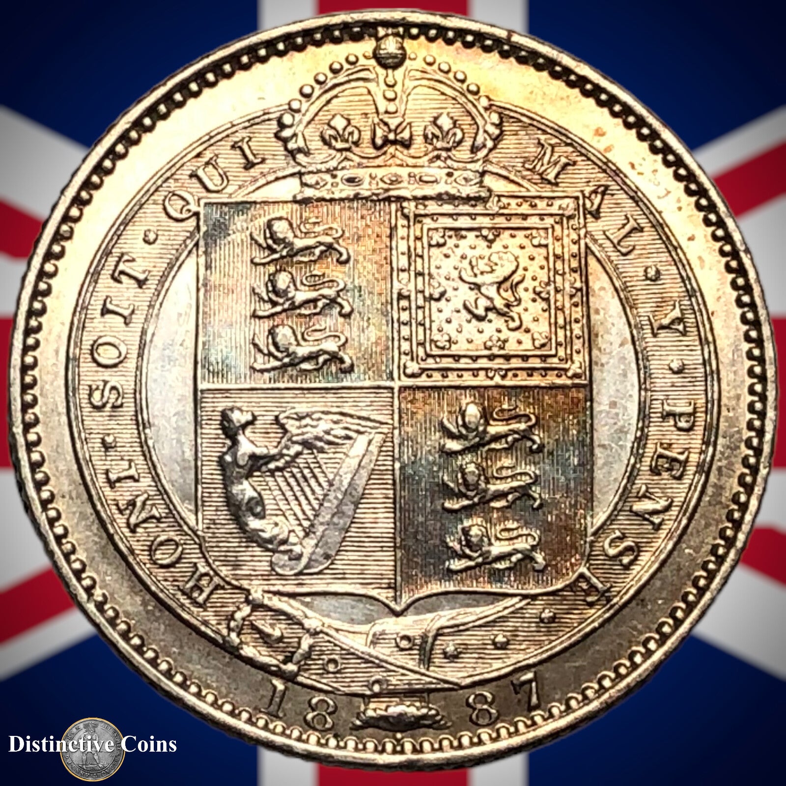 Great Britain 1887 British One Shilling GB0505