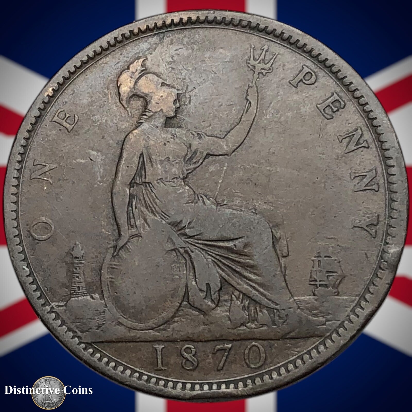Great Britain 1870 Penny 1d GB6305
