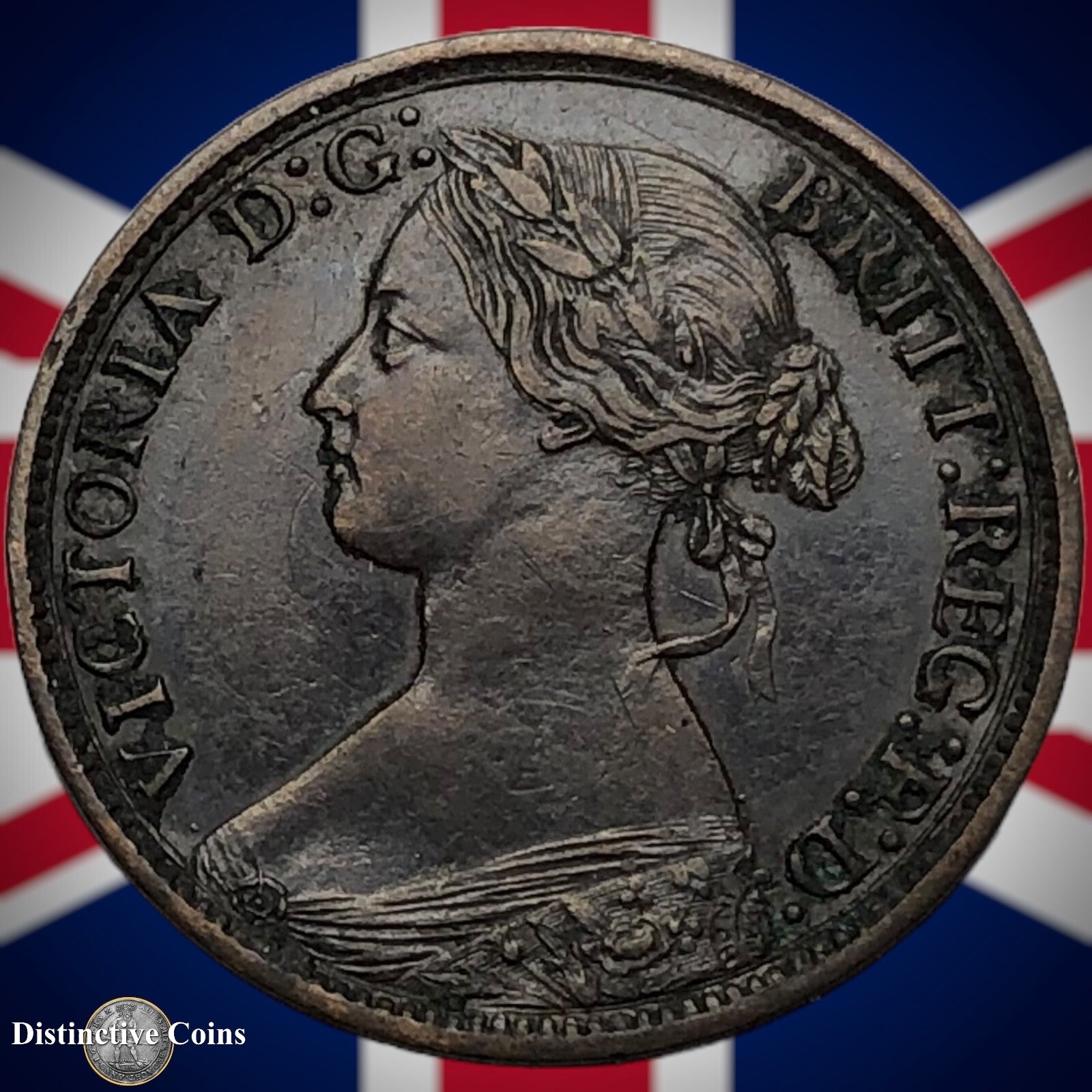 Great Britain 1867 Farthing 1/4d GB3595