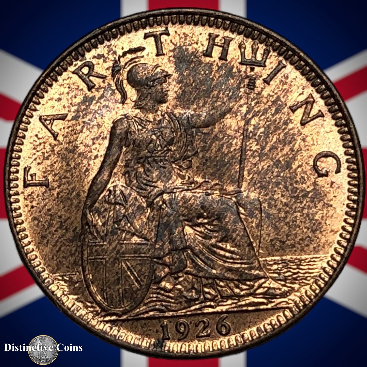 Great Britain 1926 Farthing 1/4d GB4836