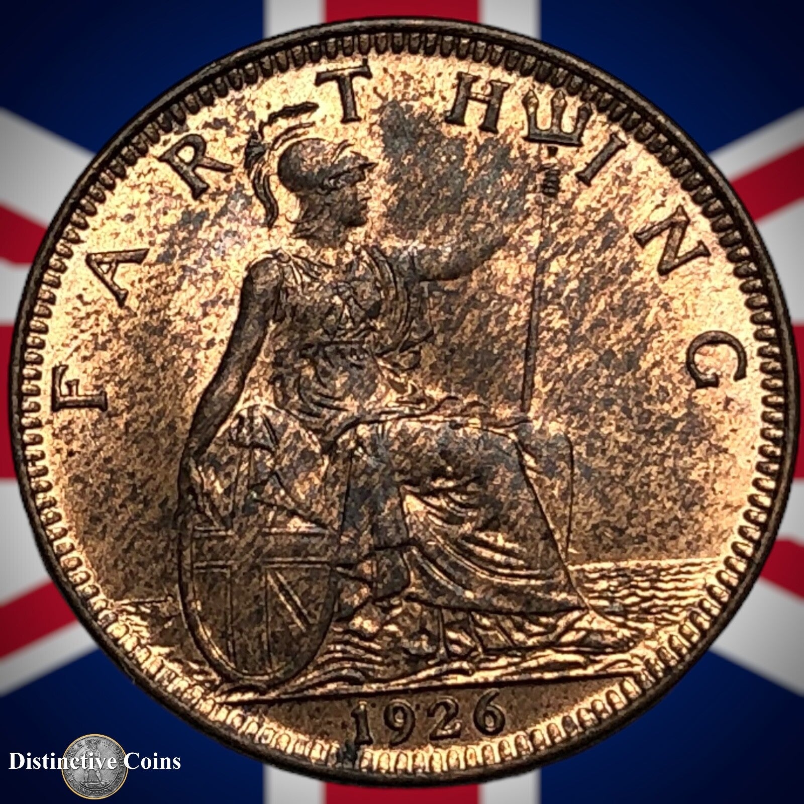 Great Britain 1926 Farthing 1/4d GB4836
