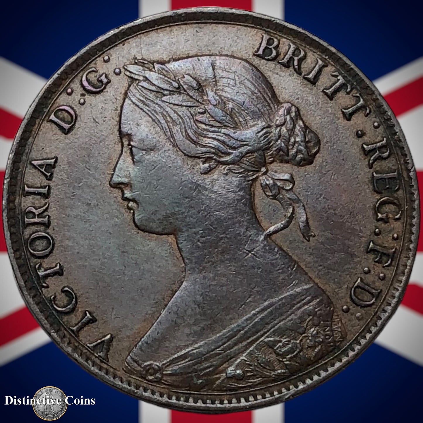 Great Britain 1861 Half Penny 1/2d GB5392