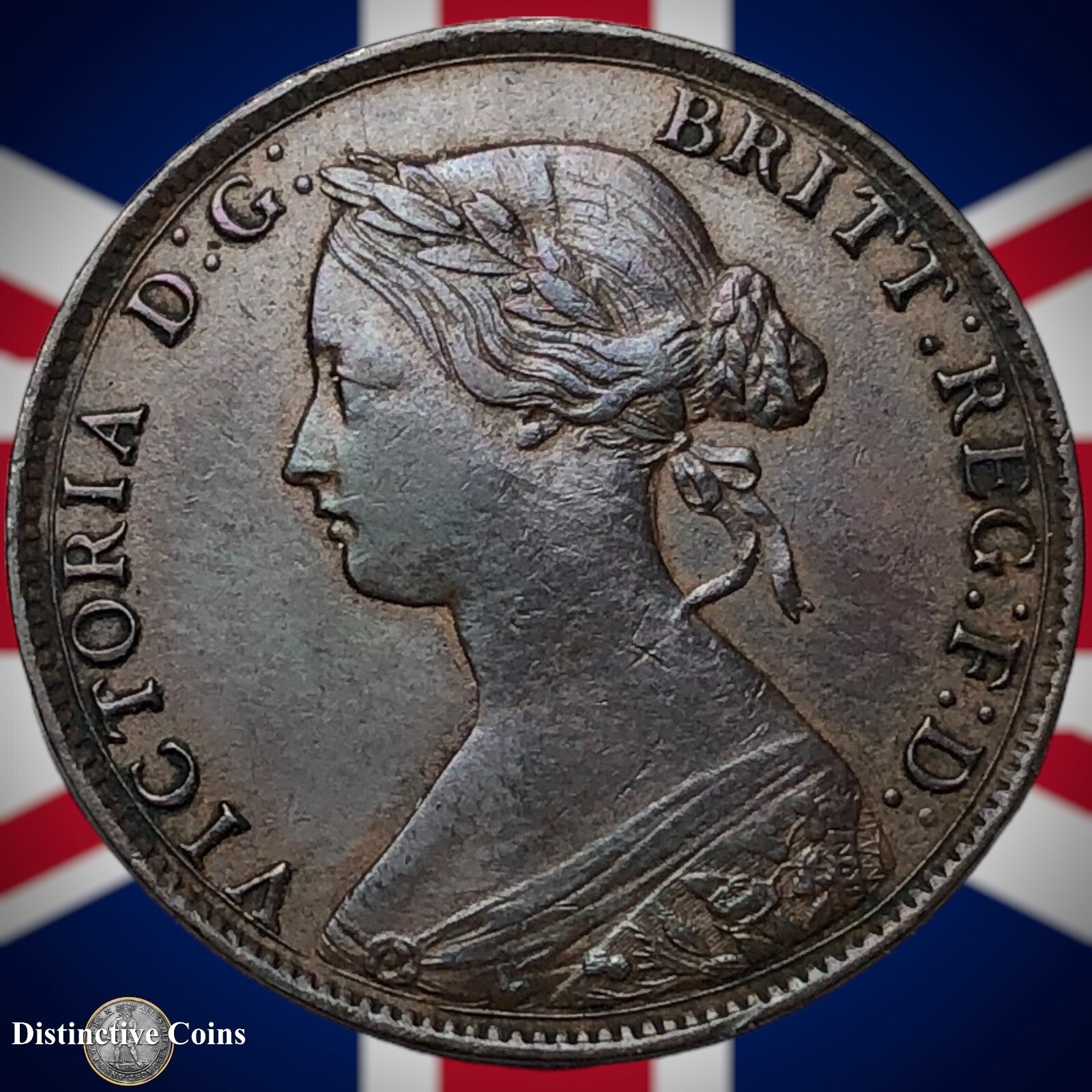 Great Britain 1861 Half Penny 1/2d GB5392