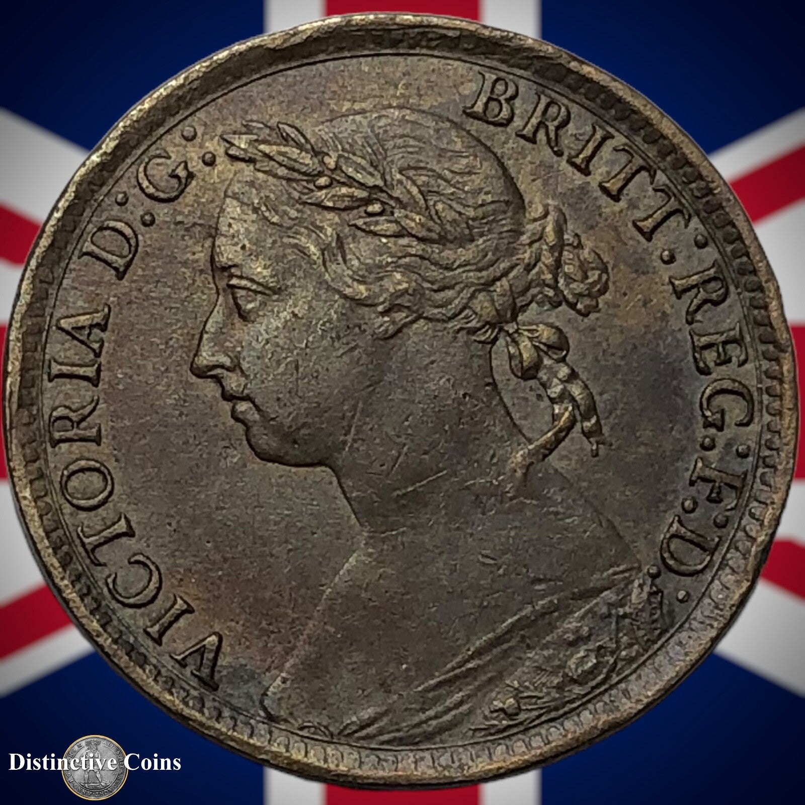 Great Britain 1885 Farthing 1/4d GB4149
