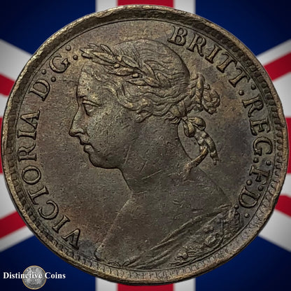 Great Britain 1885 Farthing 1/4d GB4149