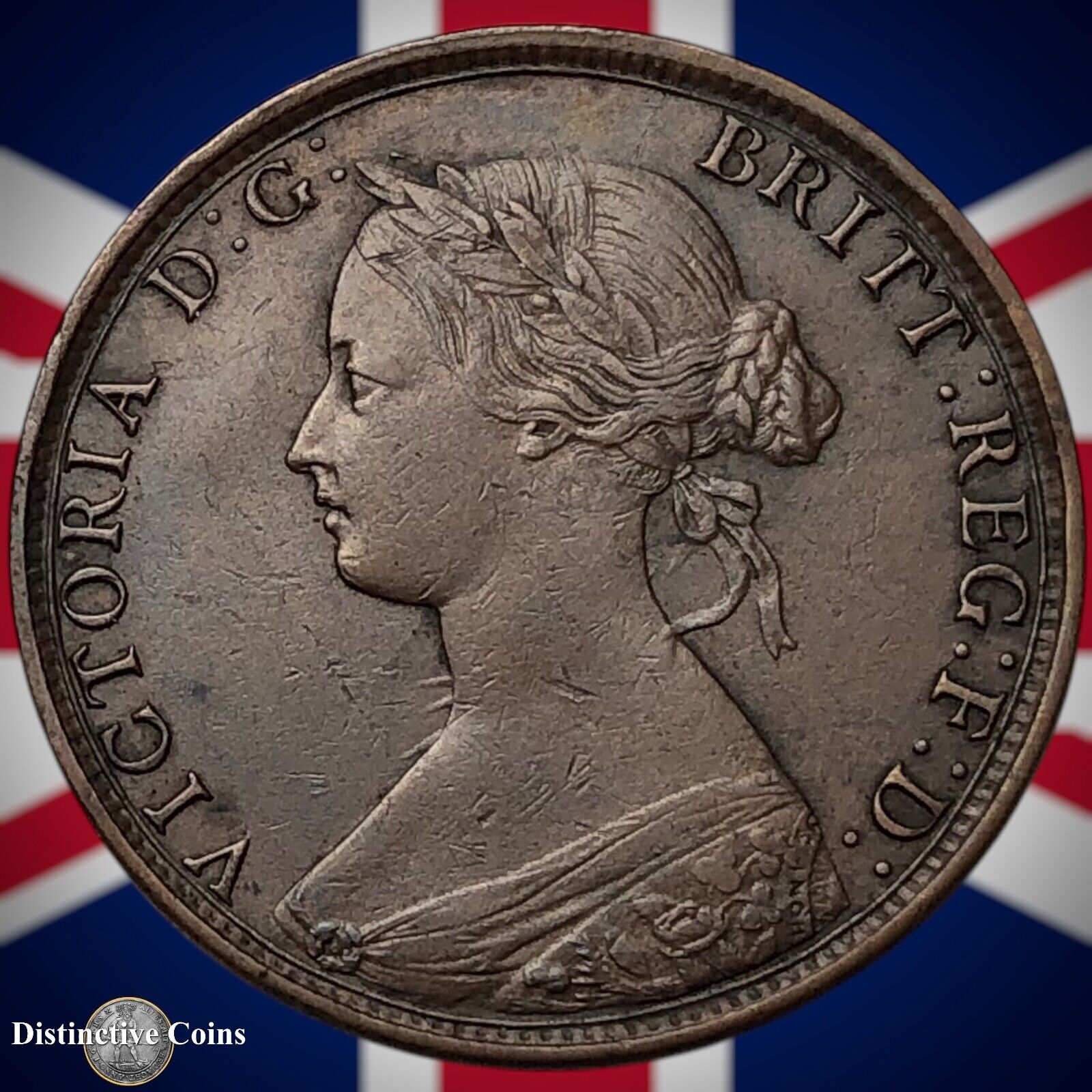 Great Britain 1864 Half Penny 1/2d GB5471