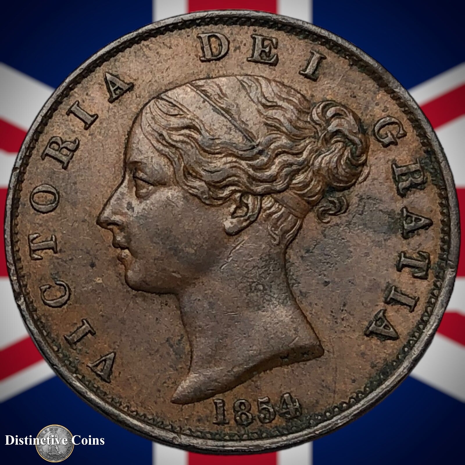 Great Britain 1854 Half Penny 1/2d GB5301