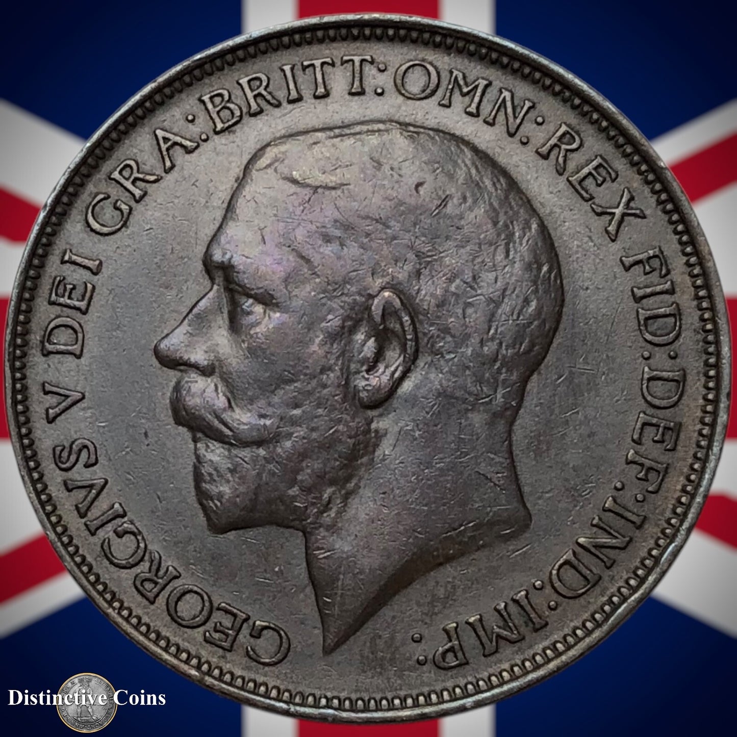 Great Britain 1912 Penny 1d GB6773