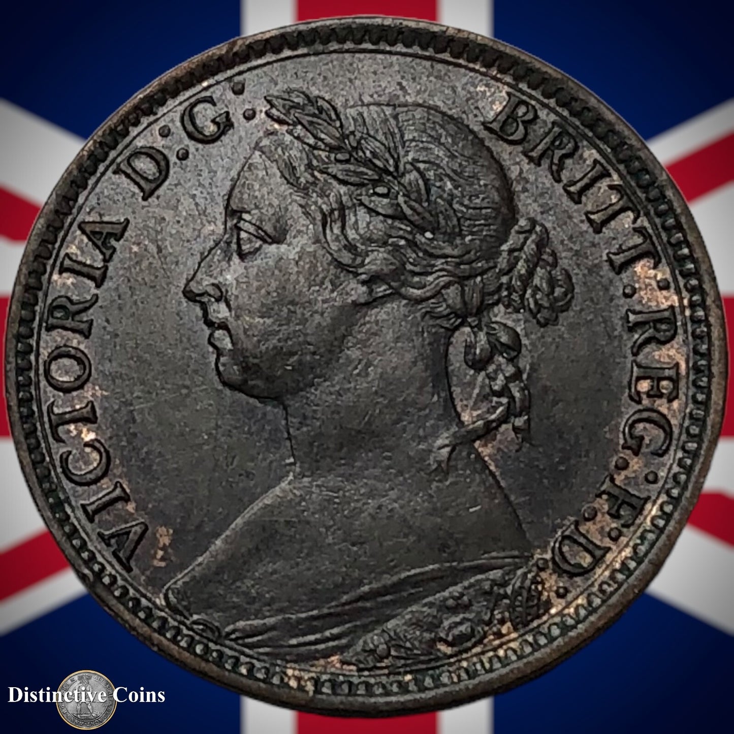 Great Britain 1891 Farthing 1/4d GB4323