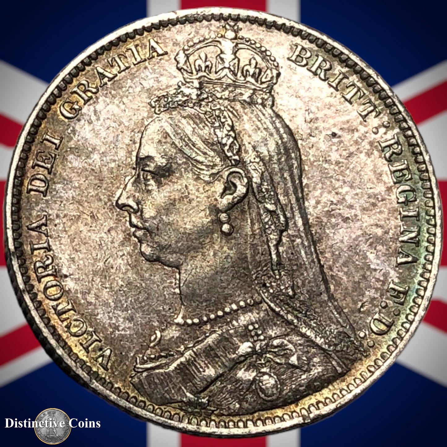 Great Britain 1890 British One Shilling GB0574