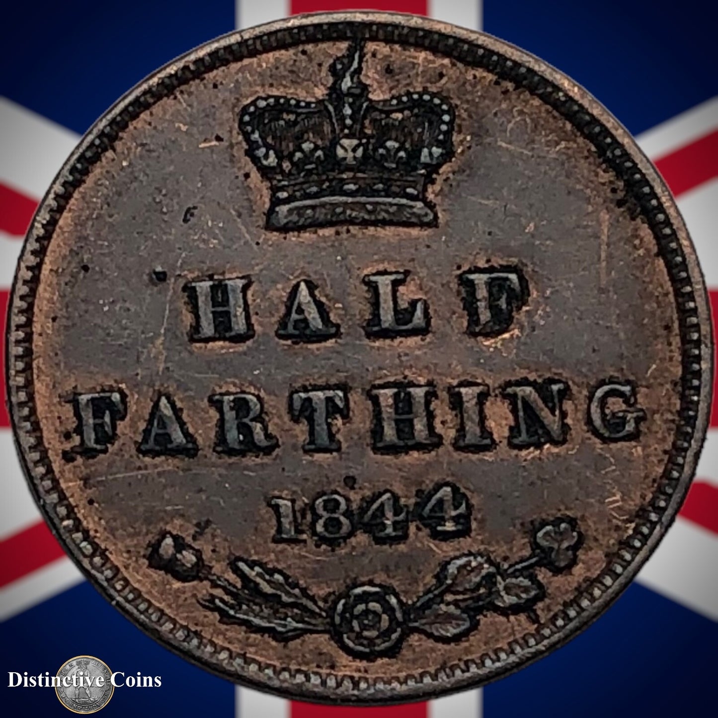Great Britain 1844 Half Farthing 1/2 Penny GB3098