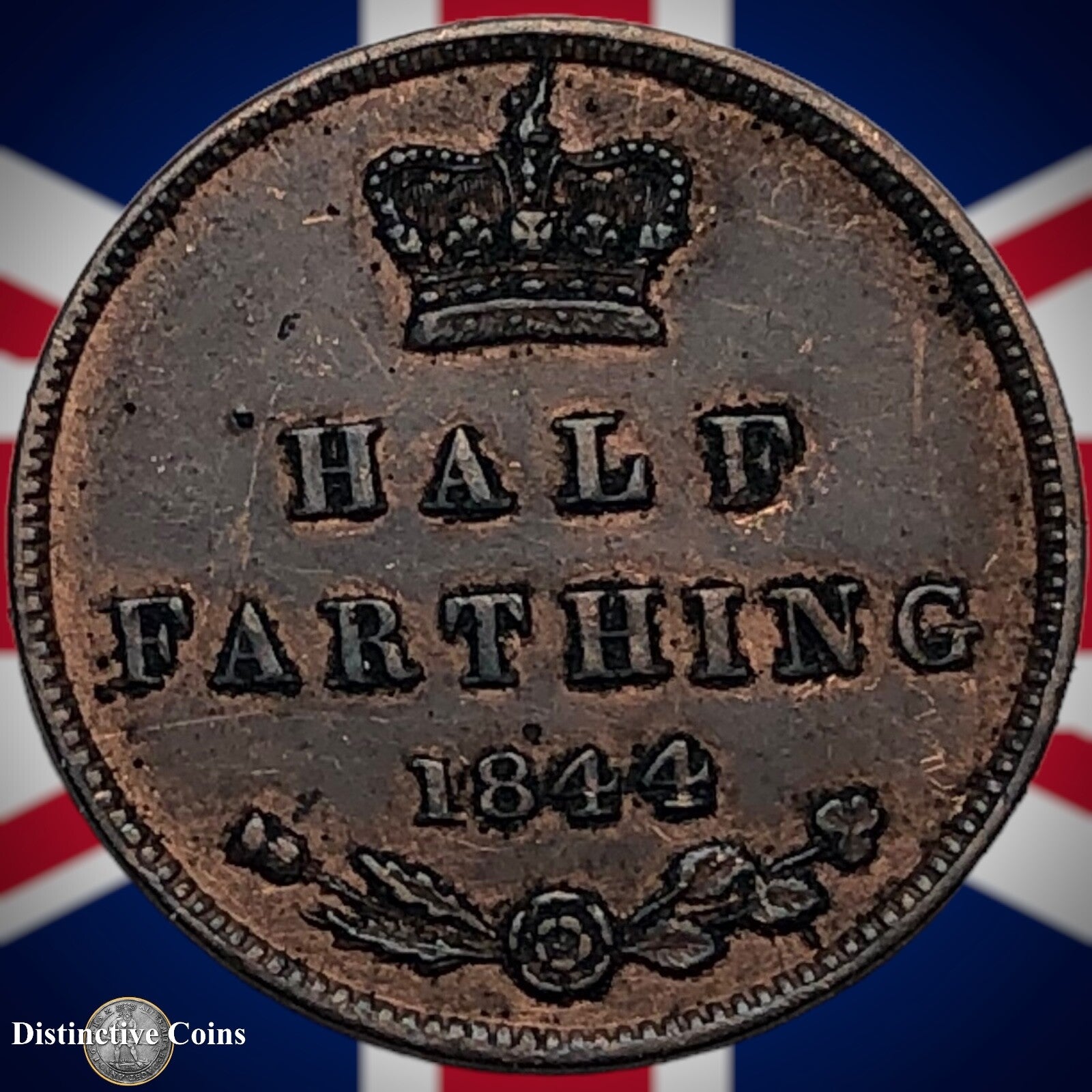Great Britain 1844 Half Farthing 1/2 Penny GB3098