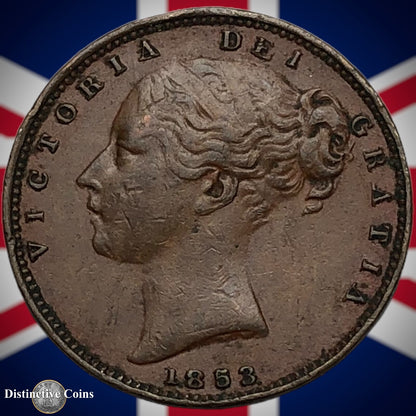 Great Britain 1853 Farthing 1/4d GB3459