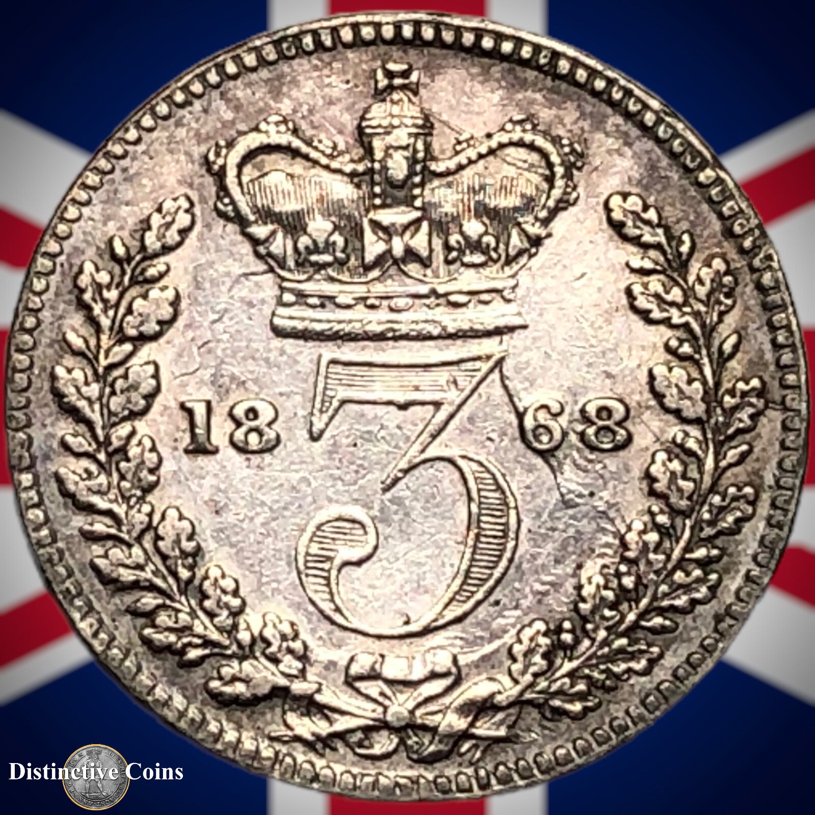 Great Britain 1868 Three Pence GB1846