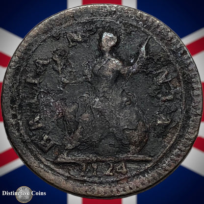 Great Britain 1724 Farthing 1/4d GB3162