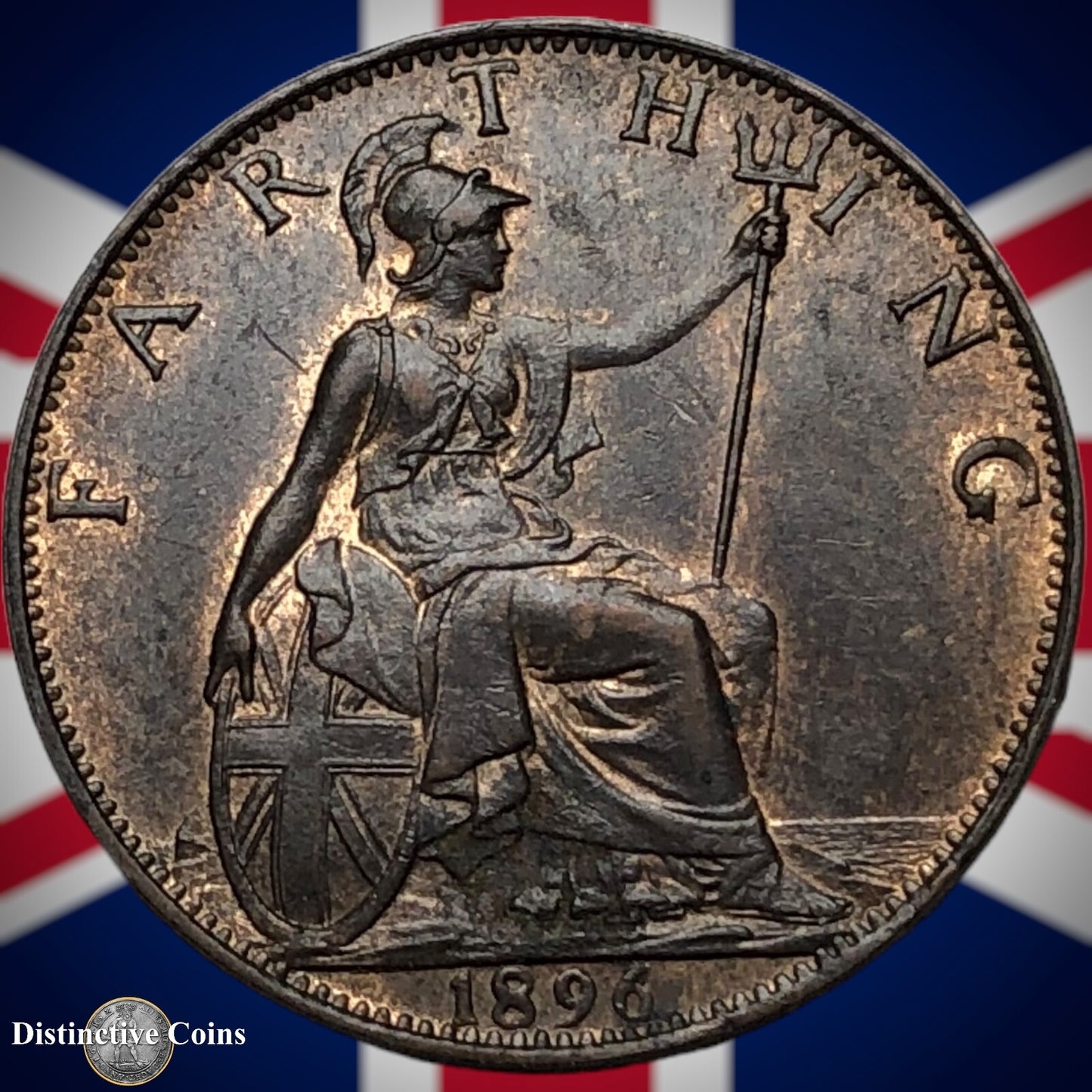 Great Britain 1896 Farthing 1/4d GB4434