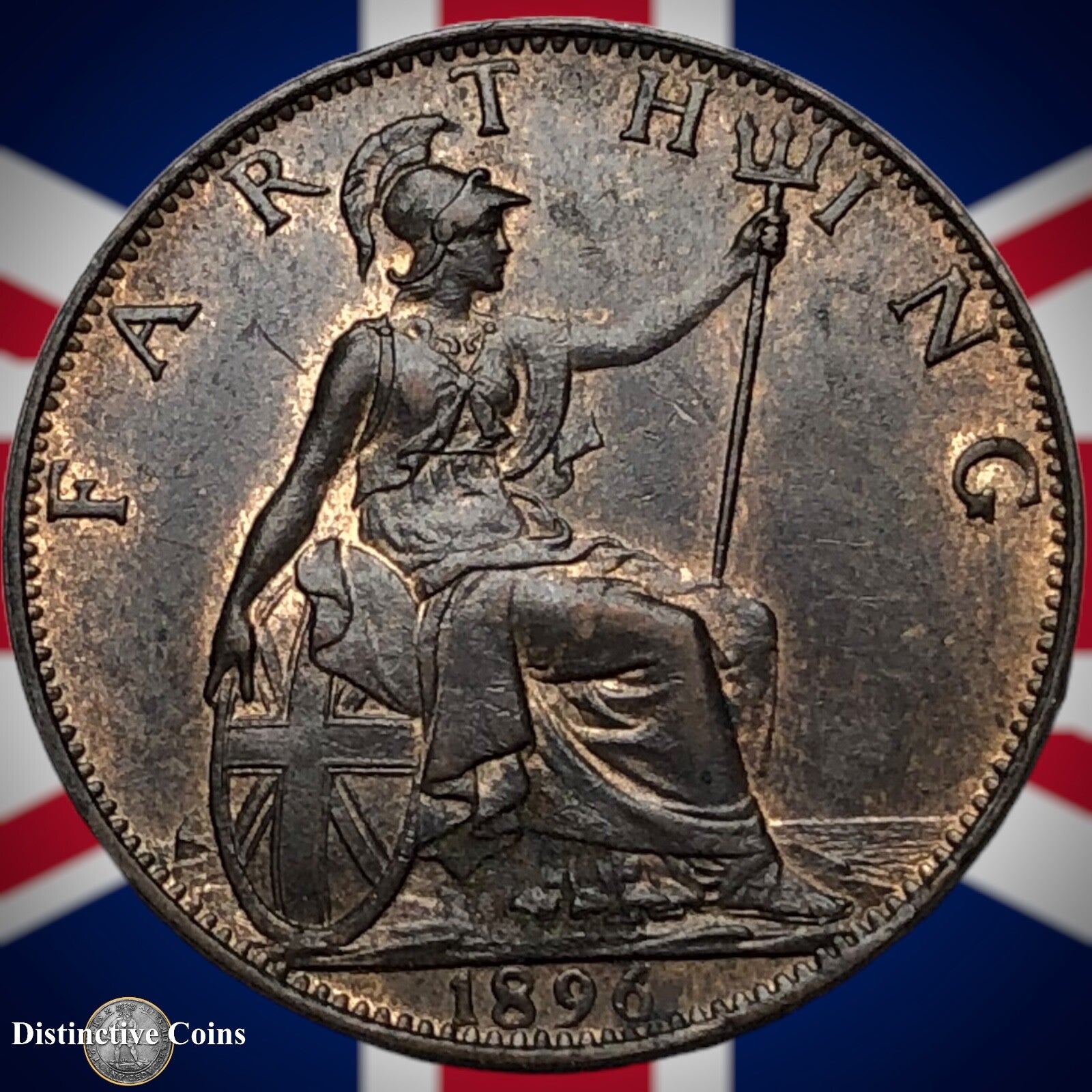 Great Britain 1896 Farthing 1/4d GB4434