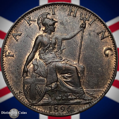 Great Britain 1896 Farthing 1/4d GB4434