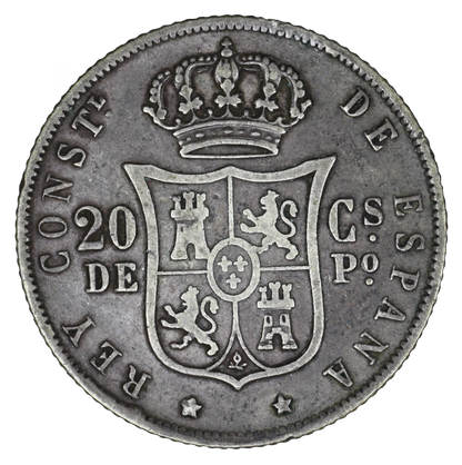 Philippines 1883 20 Centimos  A3396