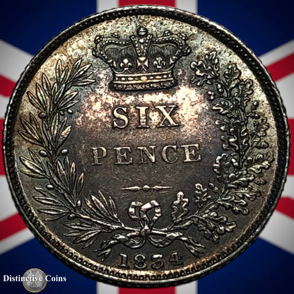 Great Britain 1834 Six Pence GB2578