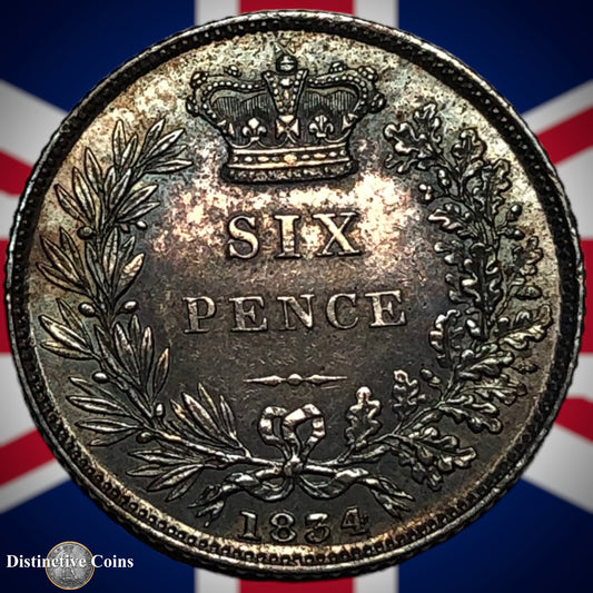 Great Britain 1834 Six Pence GB2578