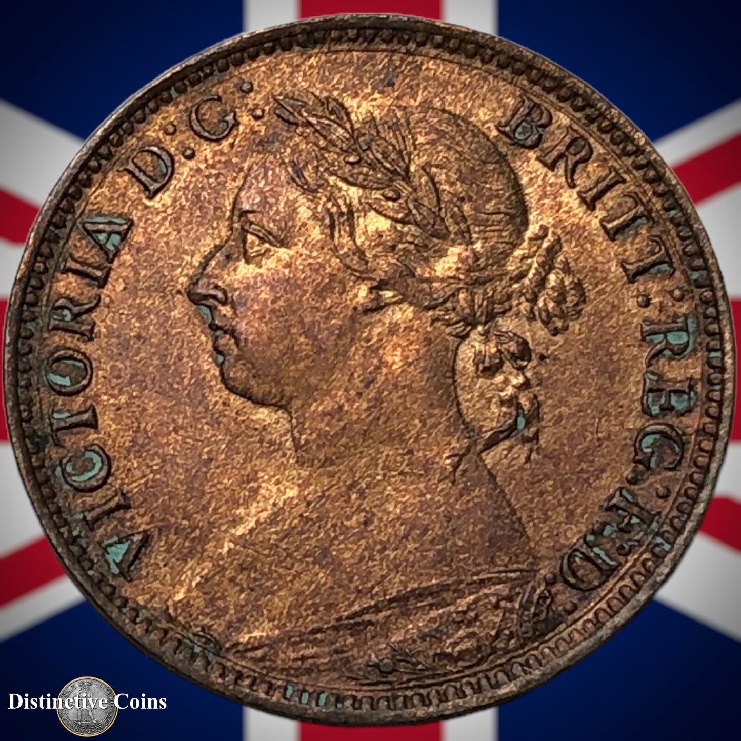 Great Britain 1885 Farthing 1/4d GB4155