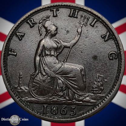 Great Britain 1865 Farthing 1/4d GB3531