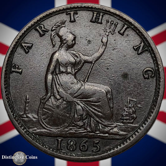 Great Britain 1865 Farthing 1/4d GB3531