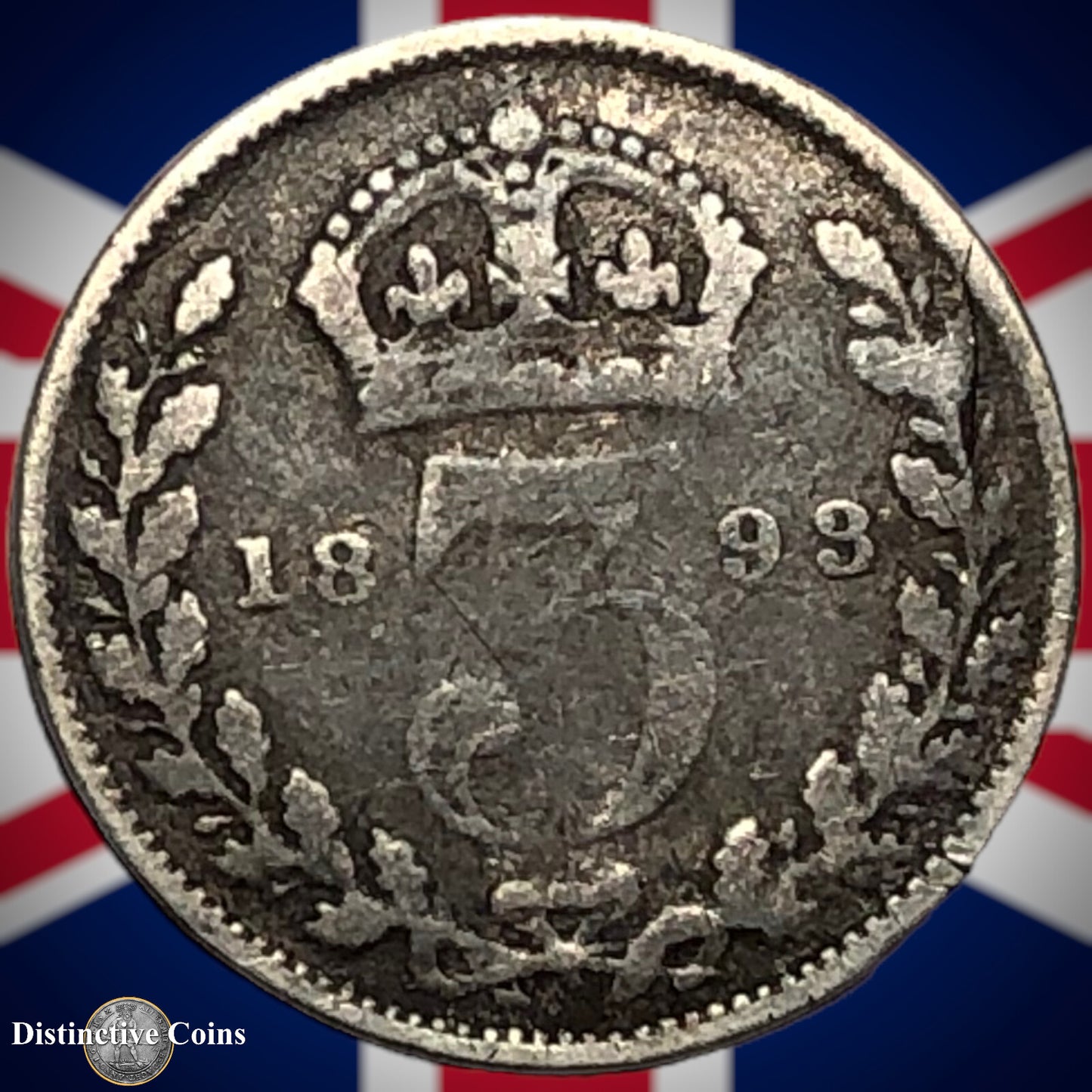 Great Britain 1893 Three Pence GB2007