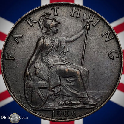 Great Britain 1906 Farthing 1/4d GB4585