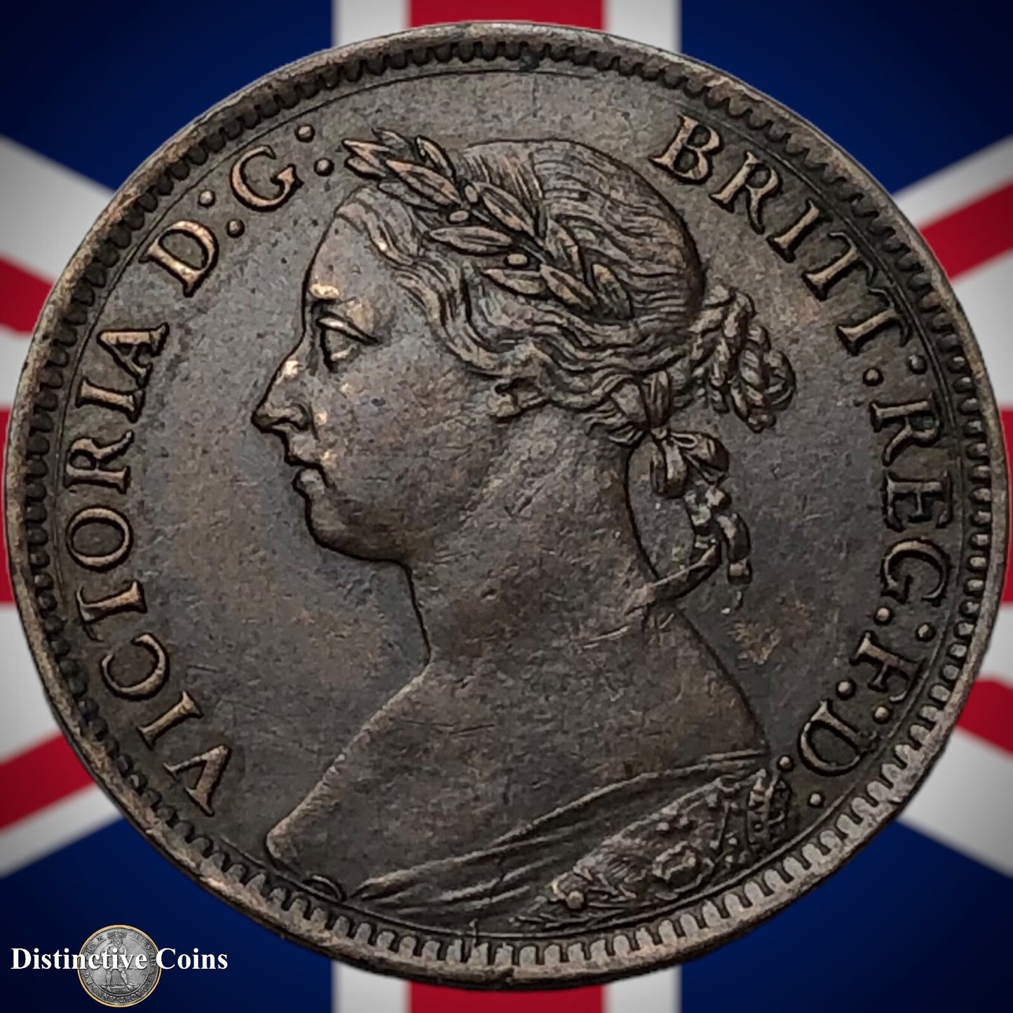 Great Britain 1883 Farthing 1/4d GB4052