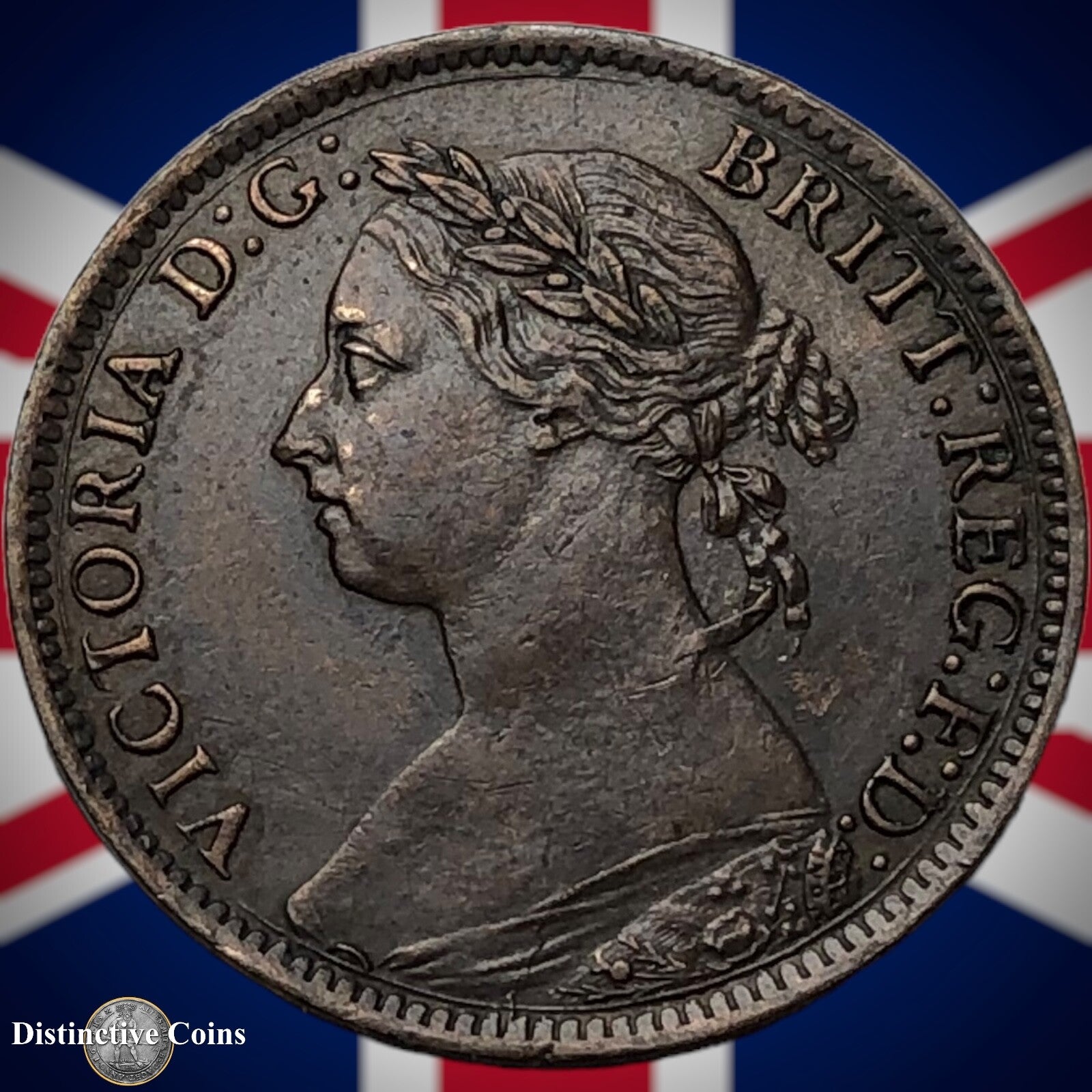 Great Britain 1883 Farthing 1/4d GB4052