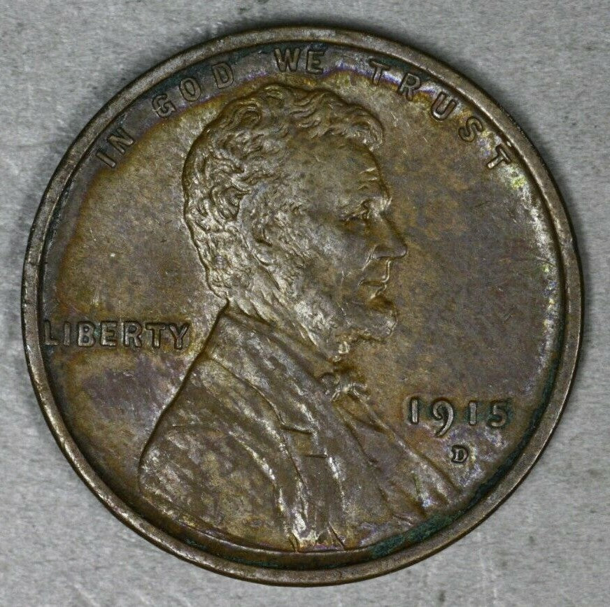 US 1915 D Lincoln Wheat Penny  A2915